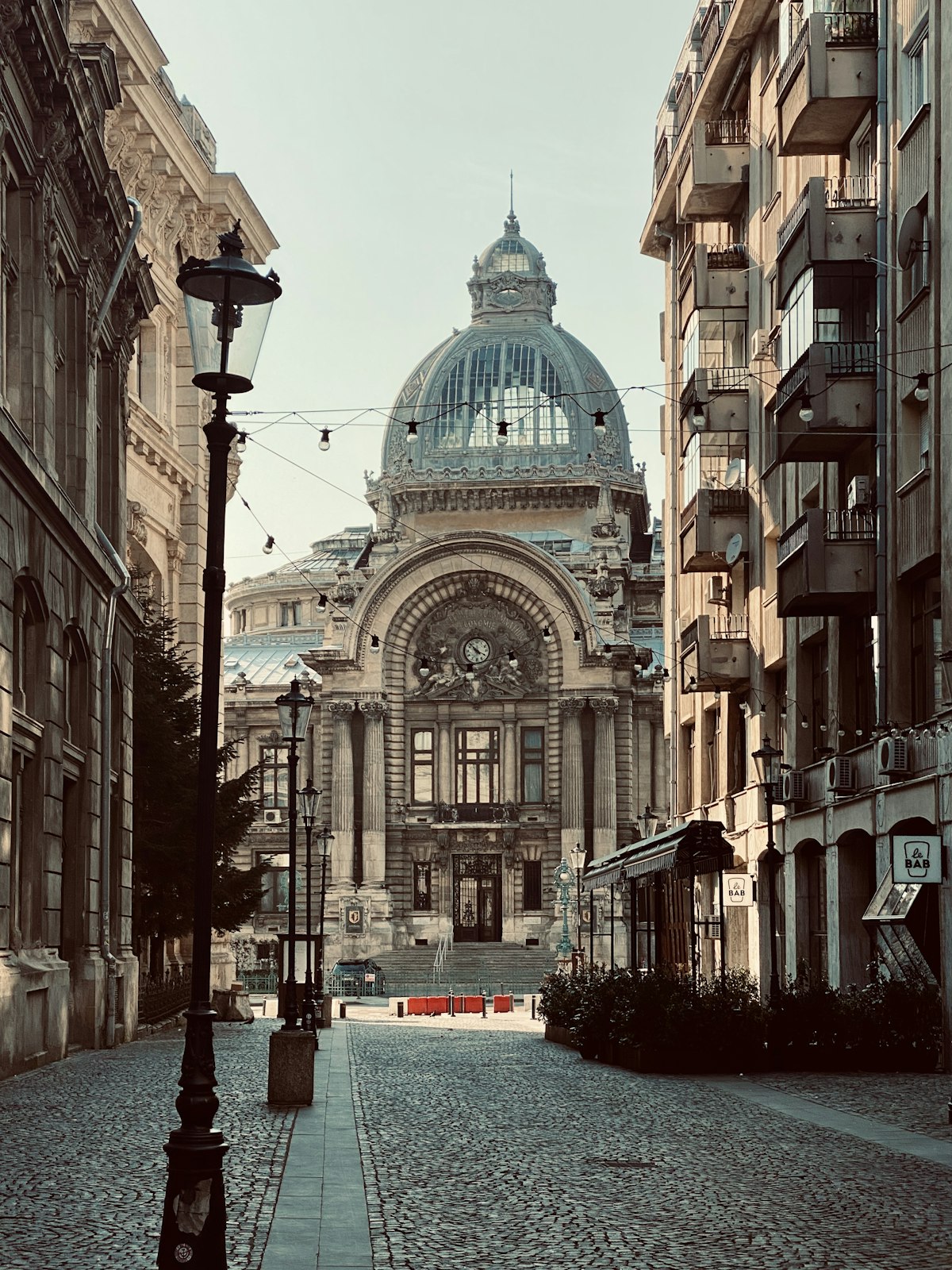 Bucharest old town historic architecture