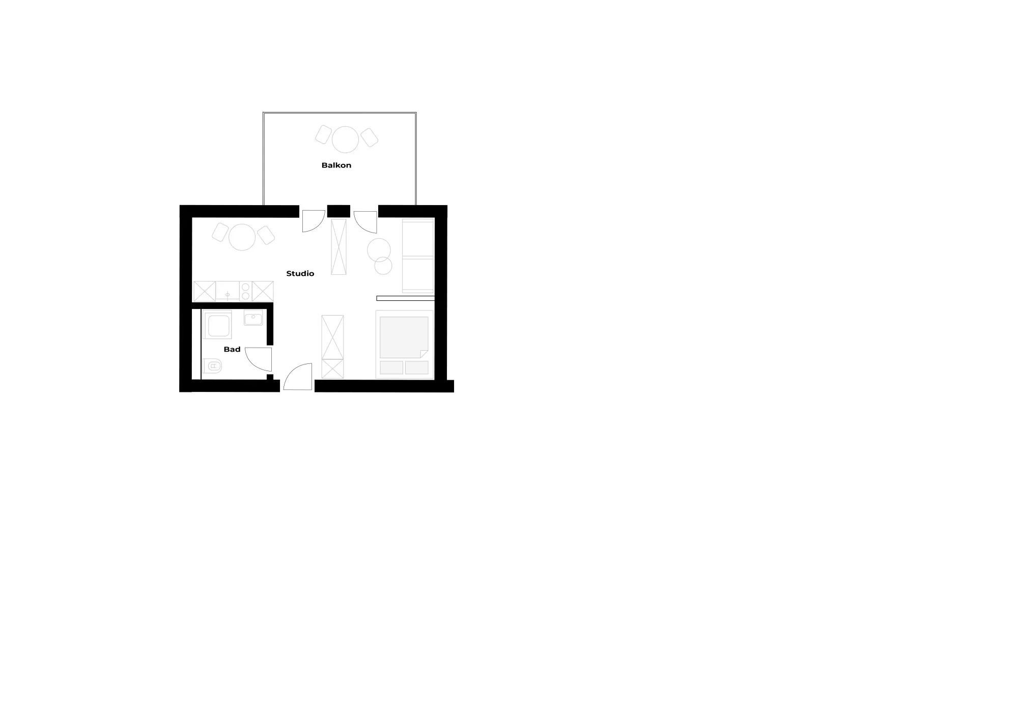 Sophisticated Compact Studio For Work-from-home Stays In Central Basel #3