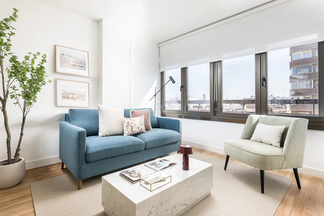 Contemporary Distinctive Flat (66m2) - Roomy 1br With Home Office Setup In Madrid #2
