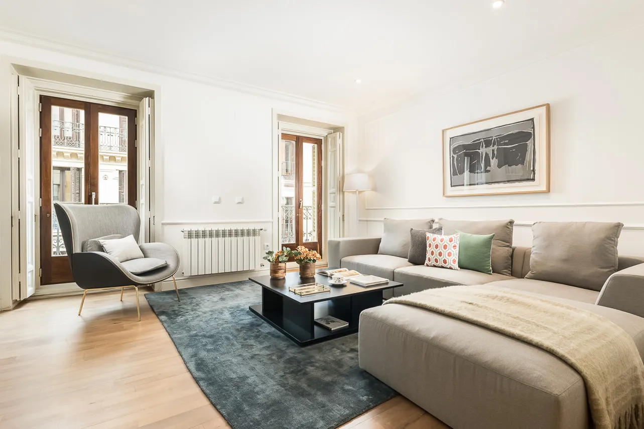 Spacious Madrid Flat With Home Office Zones For Remote Work Success #3