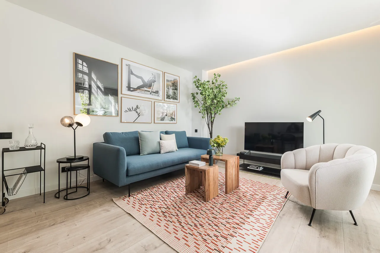 Elegant 92m2 Madrid Flat With Dedicated Home Office In Vibrant Neighborhood For Remote Work #3