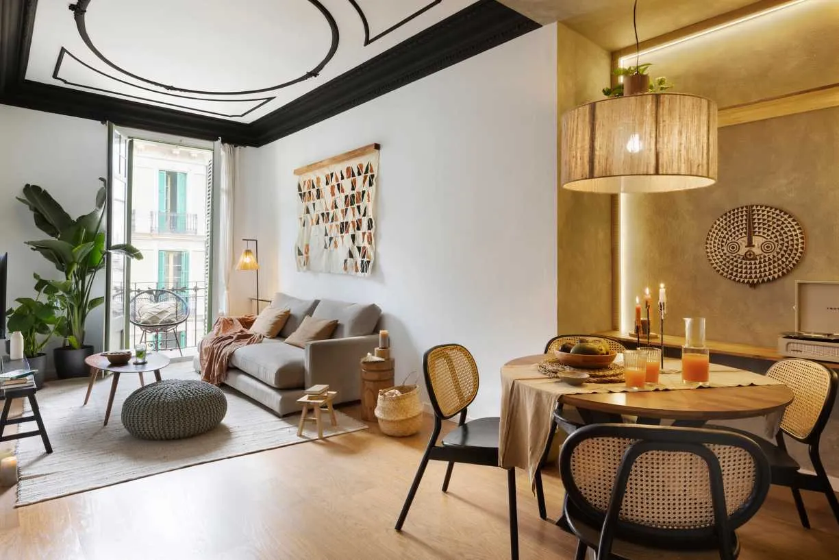 Contemporary 63m2 Barcelona Flat With Ultra-fast Wifi And Professional Home Office Setup #3