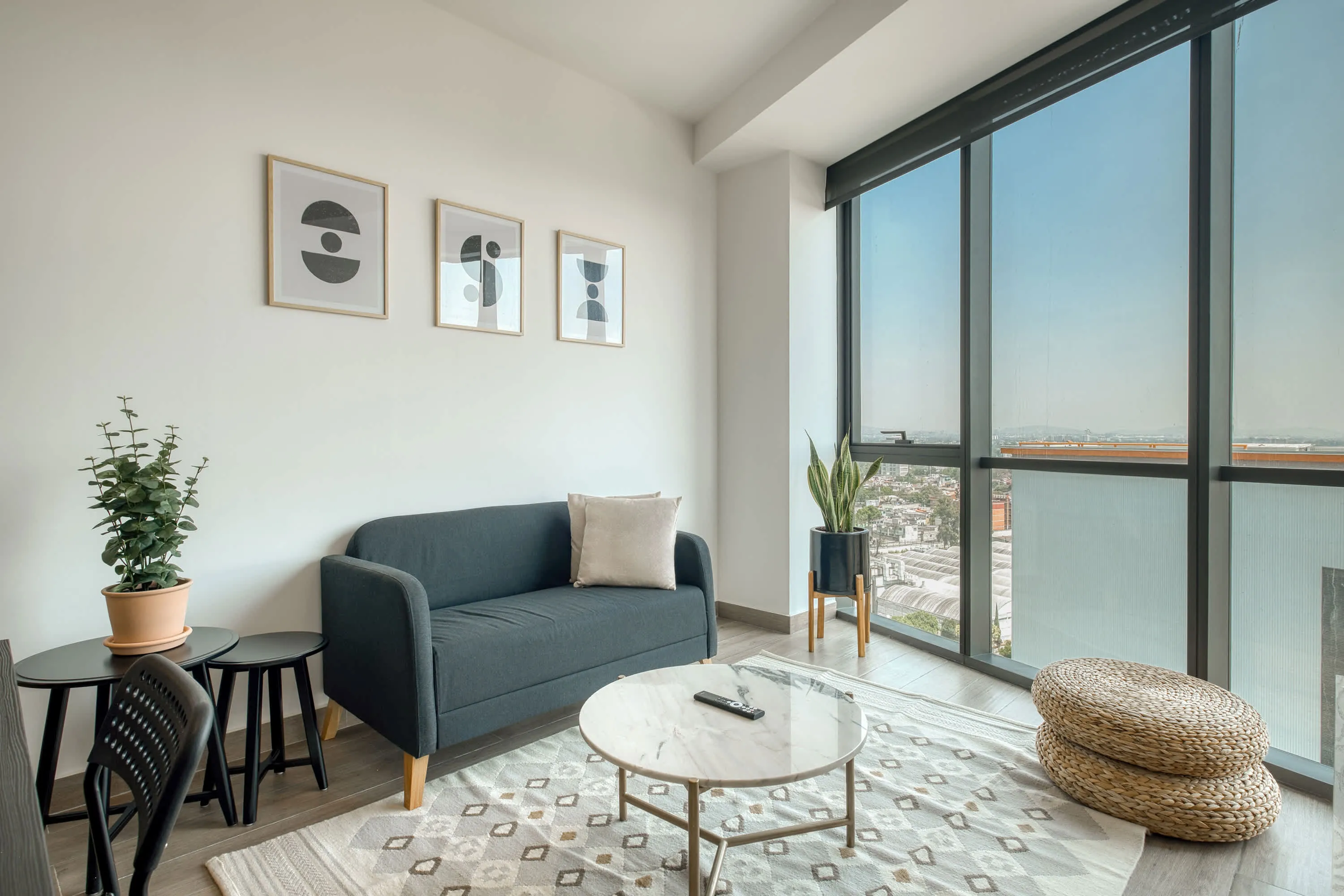Upscale Cozy 2br Flat In Brand-new Mexico City Tower - Work-from-home Ready