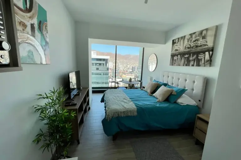 Airy 60m2 Flat With Dedicated Home Office In Antofagasta For Remote Work Flexibility