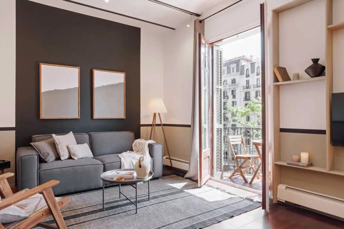 Luxurious Barcelona Flat With High-speed Internet & Pro Home Office, 2br, Full Kitchen #2
