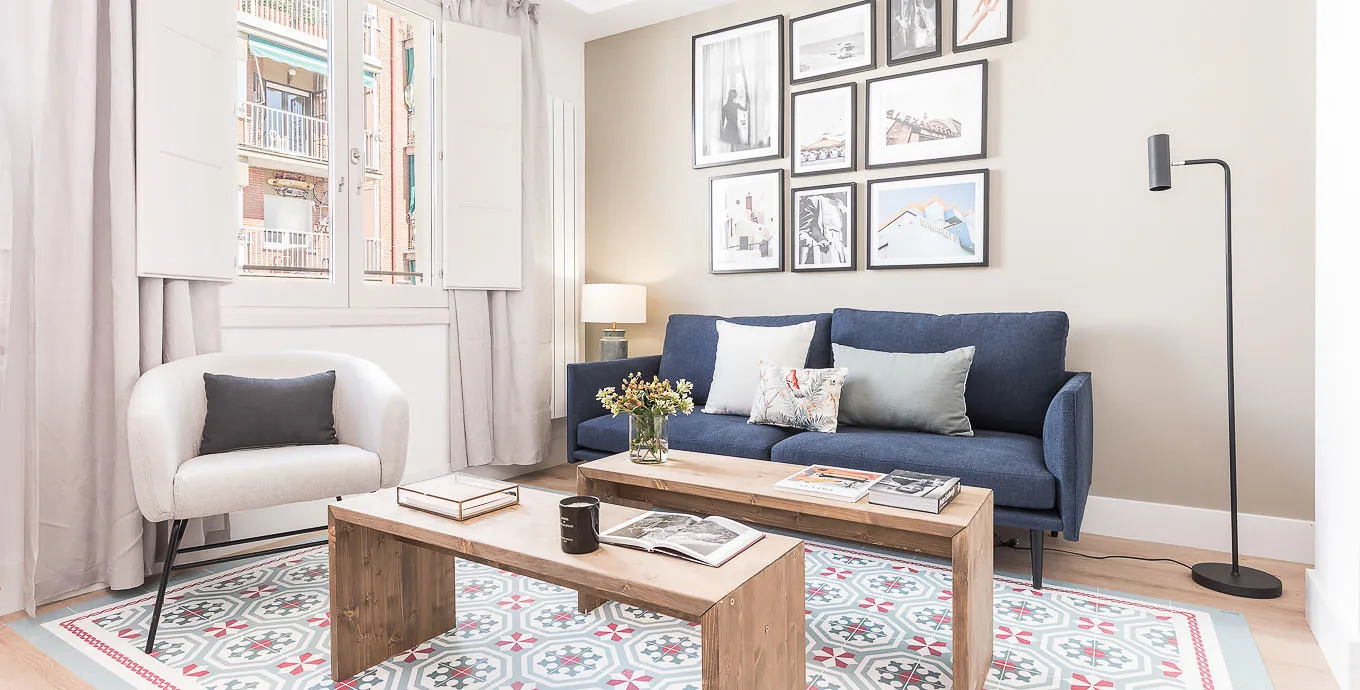 Sleek 2-bed City Flat With Dedicated Home Office In Madrid