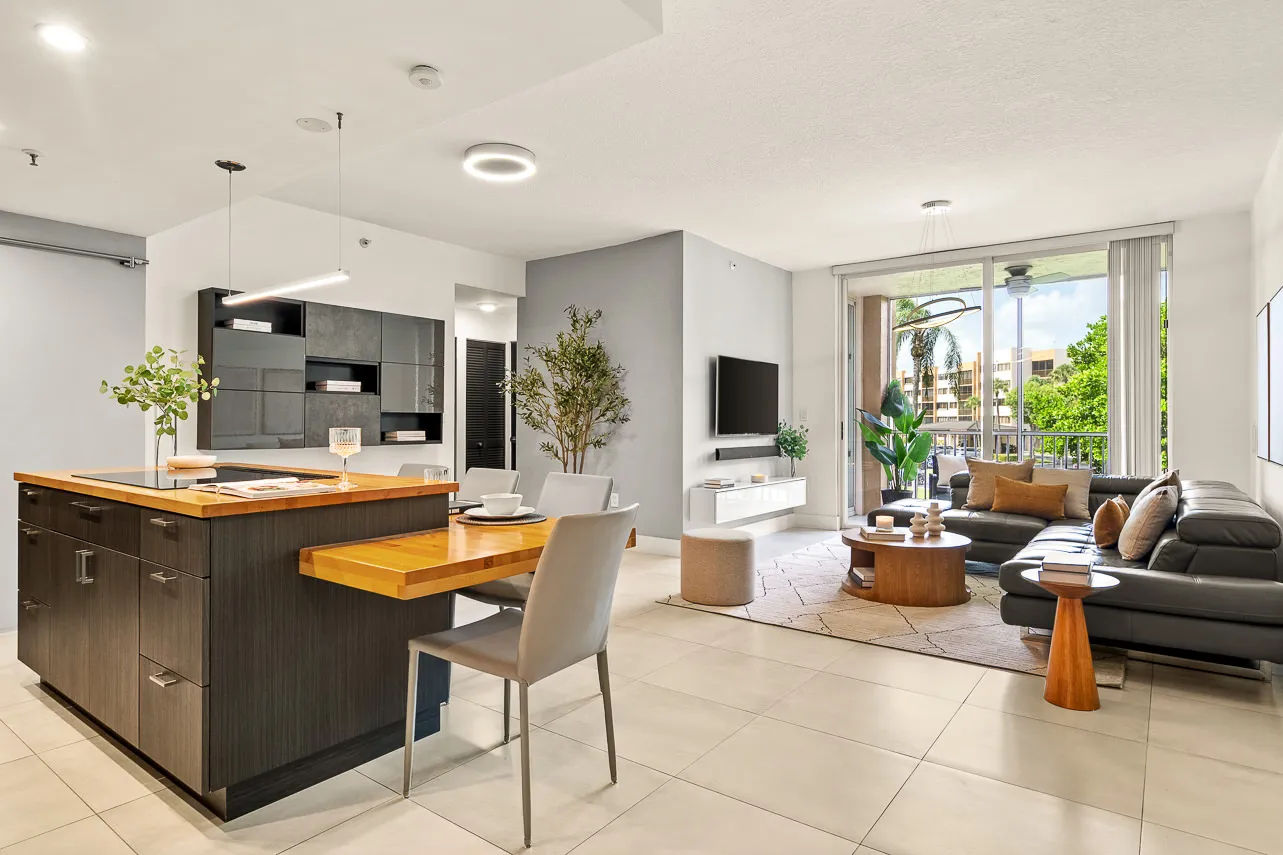 Contemporary Miami Flat With Designer Efficiency And Home Office Space #5