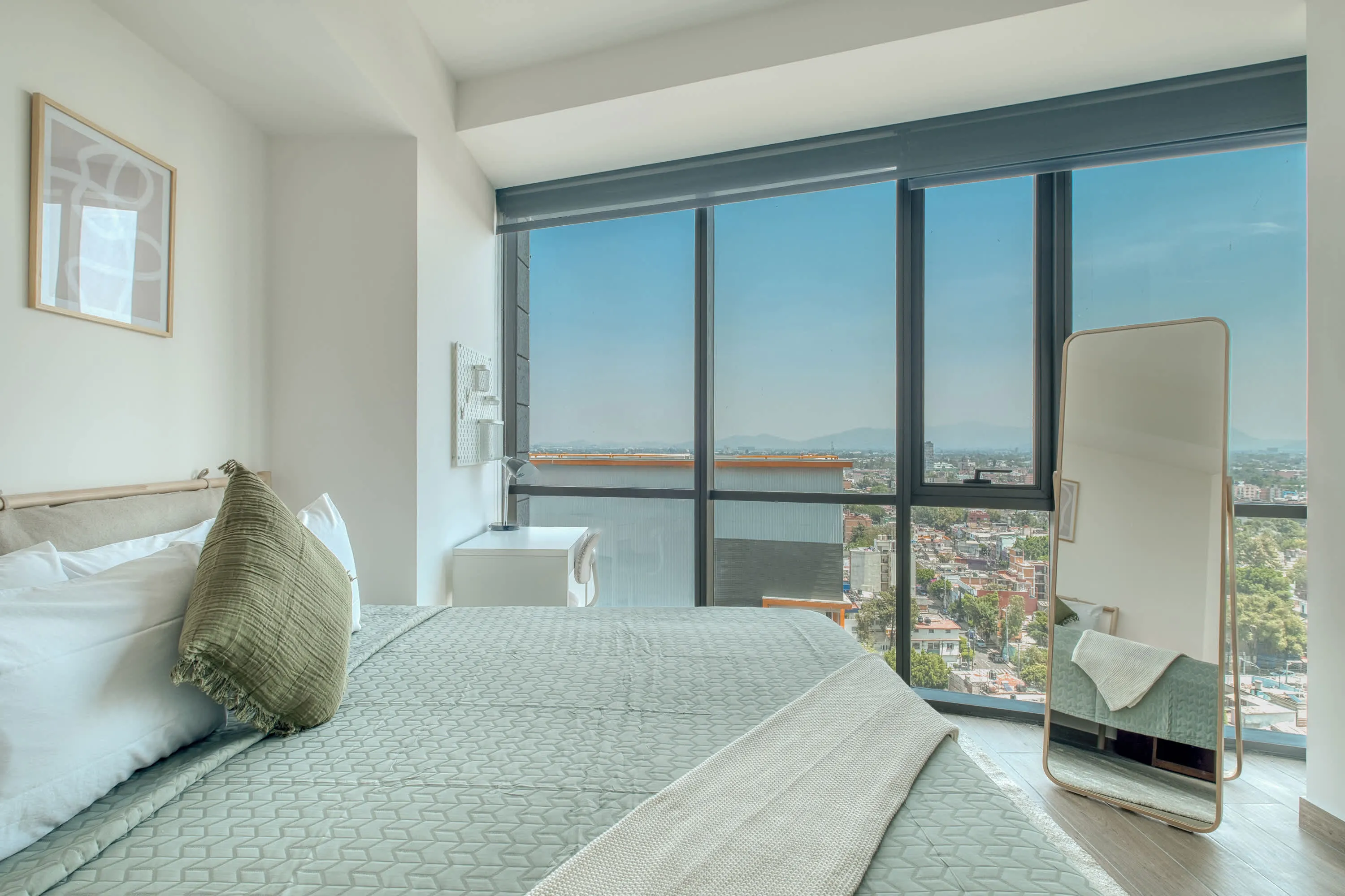 Trendy 2-bed Flat With Dedicated Home Office In Mexico City's Urban Center #3