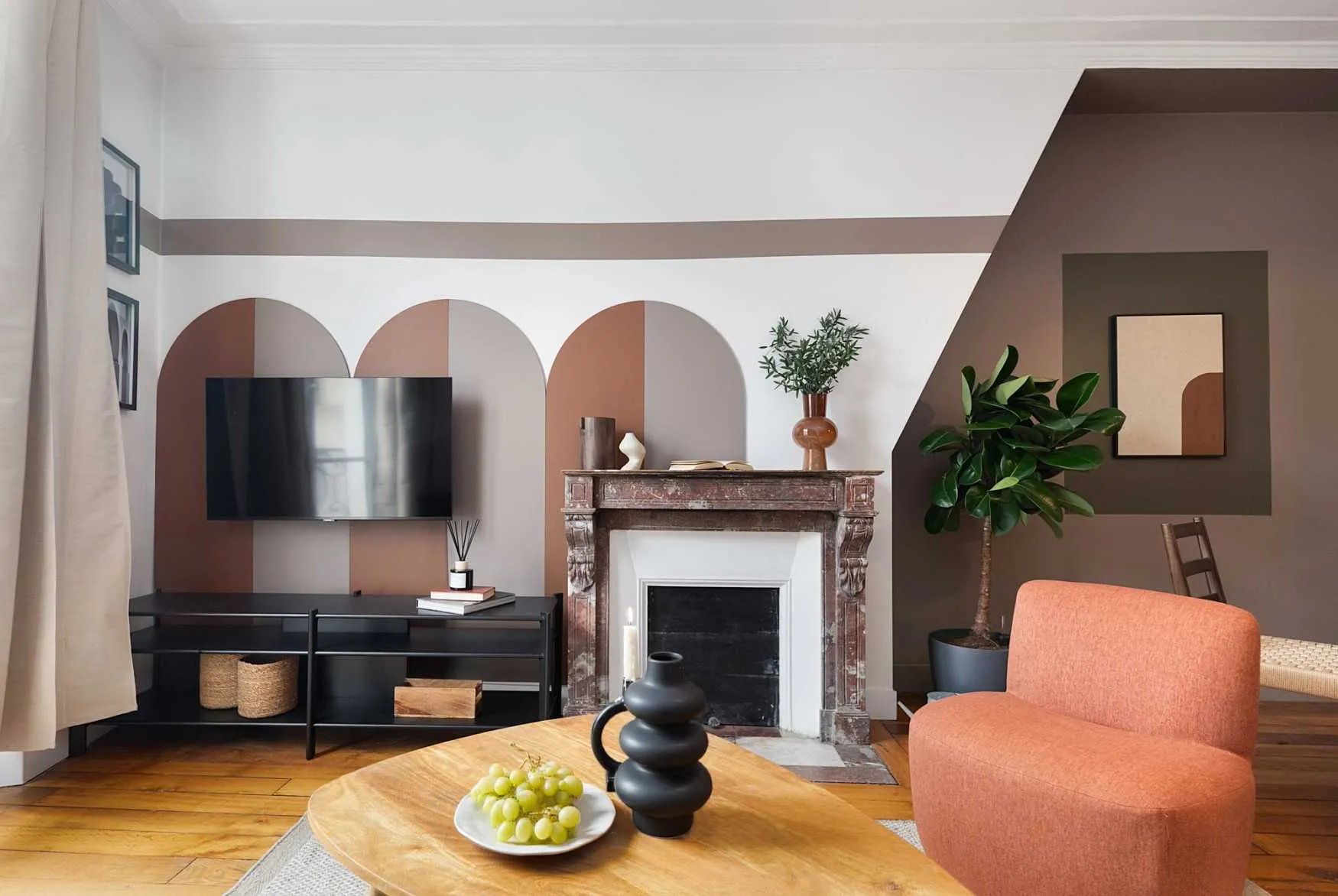 Trendy 47m2 Paris Flat With Ultra-fast Wifi & Professional Home Office Setup