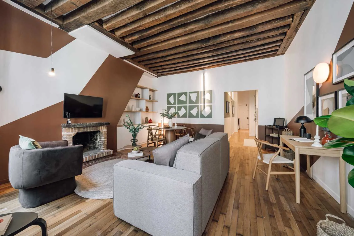 Sophisticated 68m2 Paris Flat With High-speed Fiber, Dual Monitors, And Gourmet Kitchen #5
