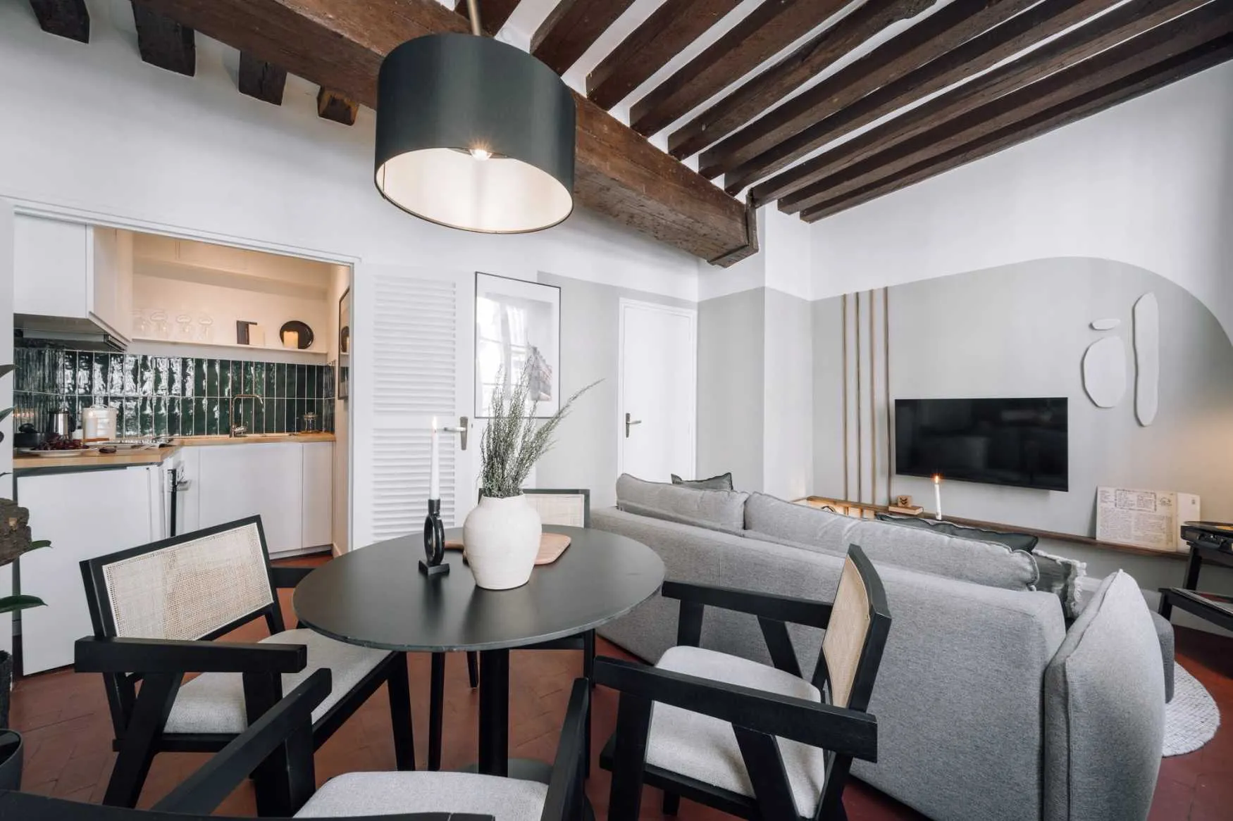 Contemporary 44m2 Paris Flat With Ultra-fast Wifi & Pro Home Office Setup #5