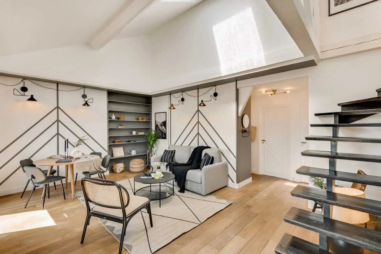 Stylish 54m2 Paris Flat With Professional Home Office Setup And Chef's Kitchen #4