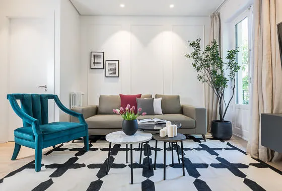 Spacious Madrid Flat With Dedicated Home Office For Remote Work Flexibility #2