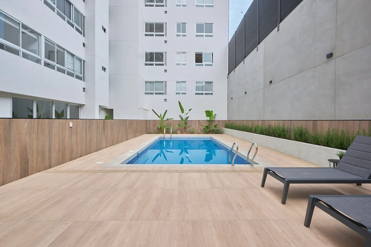 Cheery 1BR w/ Balcony & AC in San Isidro #3