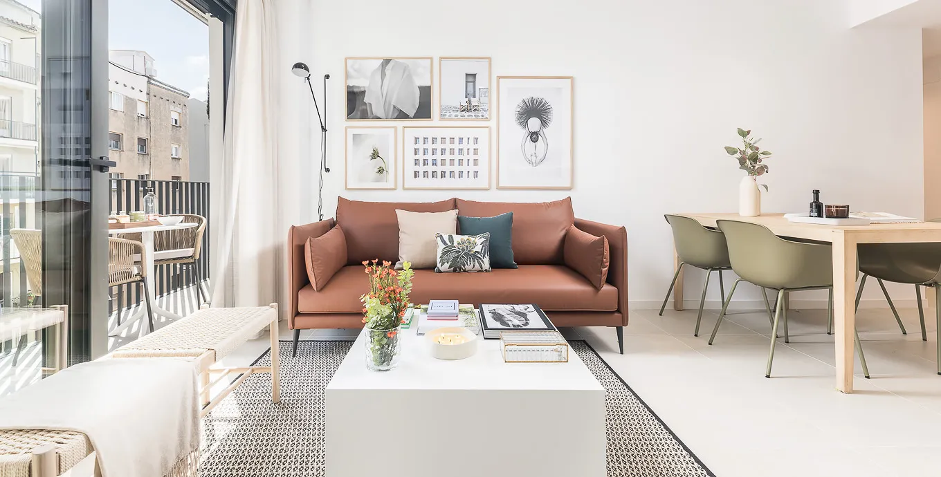 Spacious Barcelona Flat With Dedicated Home Office And Stylish Design