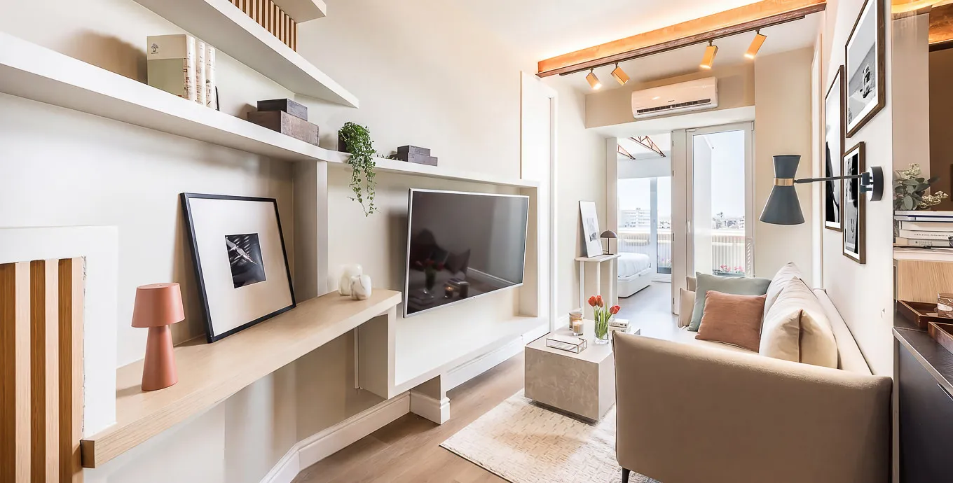 Spacious Contemporary Madrid Flat For Remote Work, 2 Br