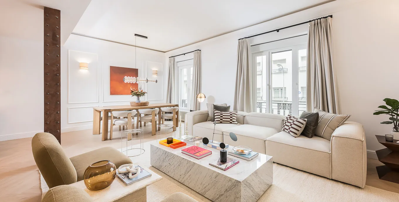 Luxury Sky Home Madrid - 192 Sqm Contemporary 3br With Dedicated Home Office & Skyline Views