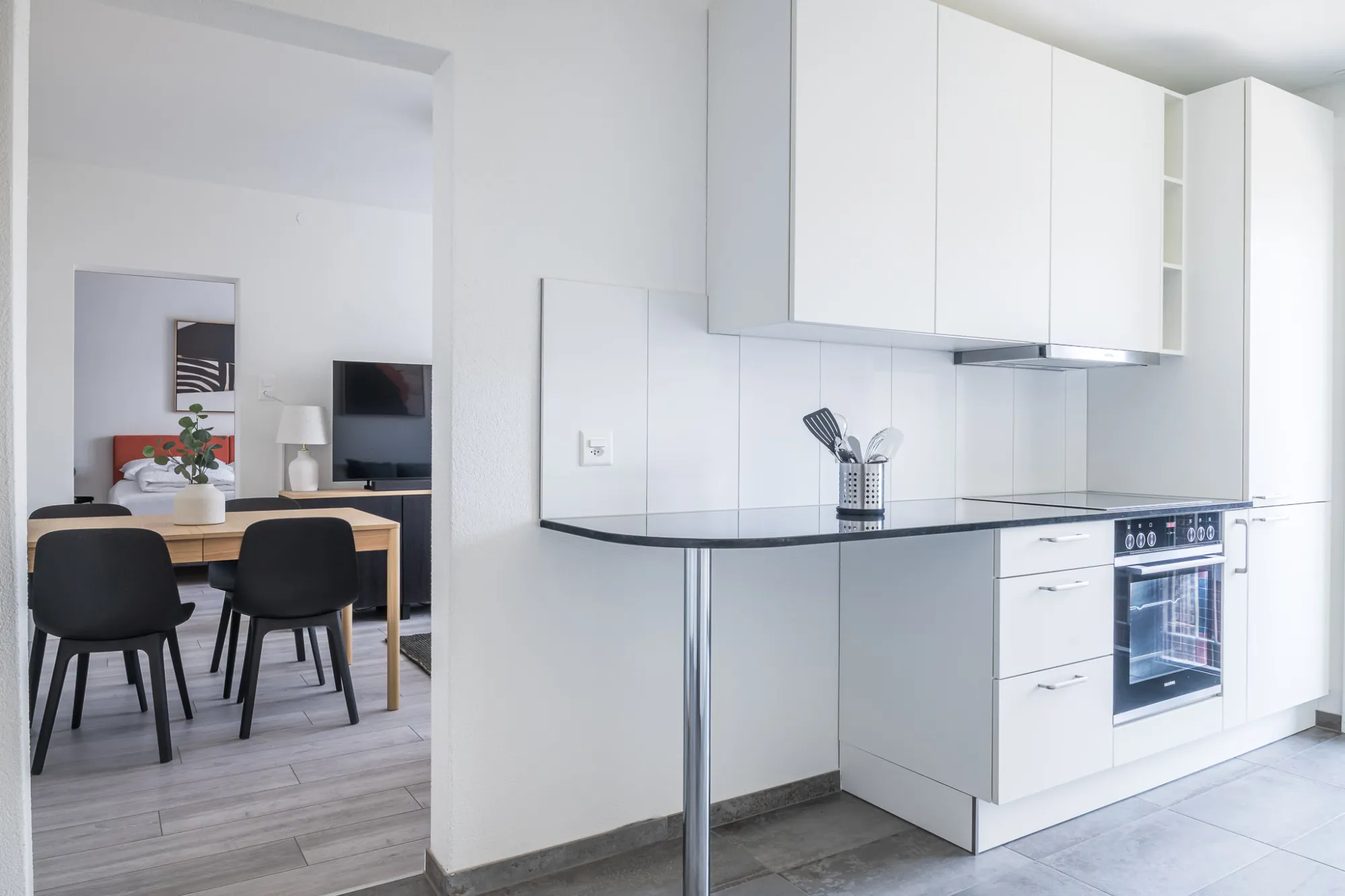 Premium Basel Flat For Remote Work - Bright 2-bedroom Long-term Stay #4