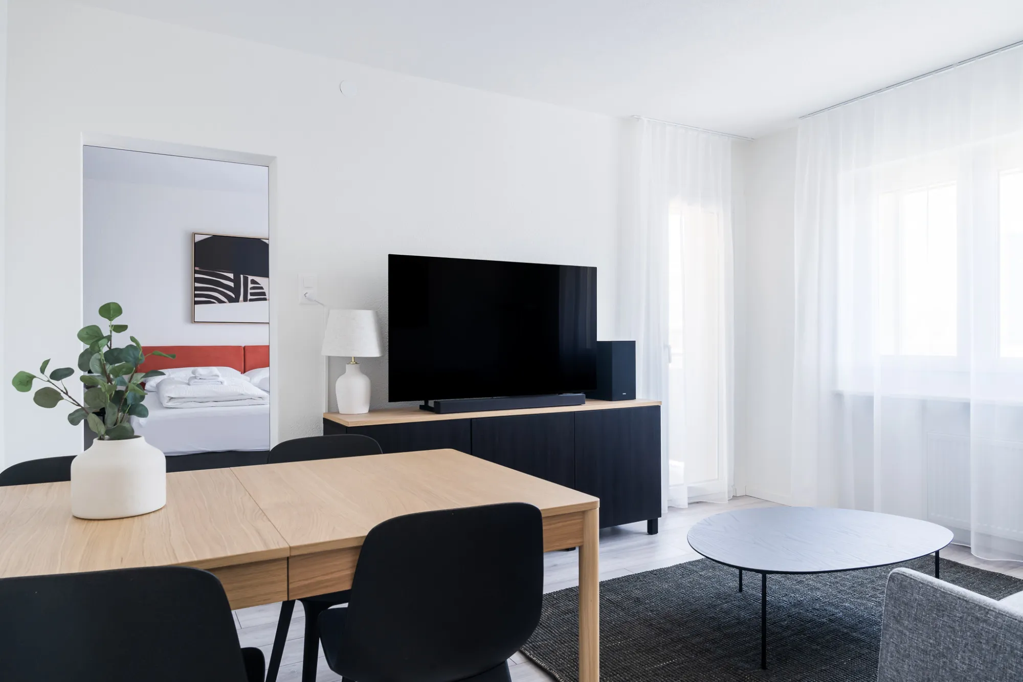Premium Basel Flat For Remote Work - Bright 2-bedroom Long-term Stay