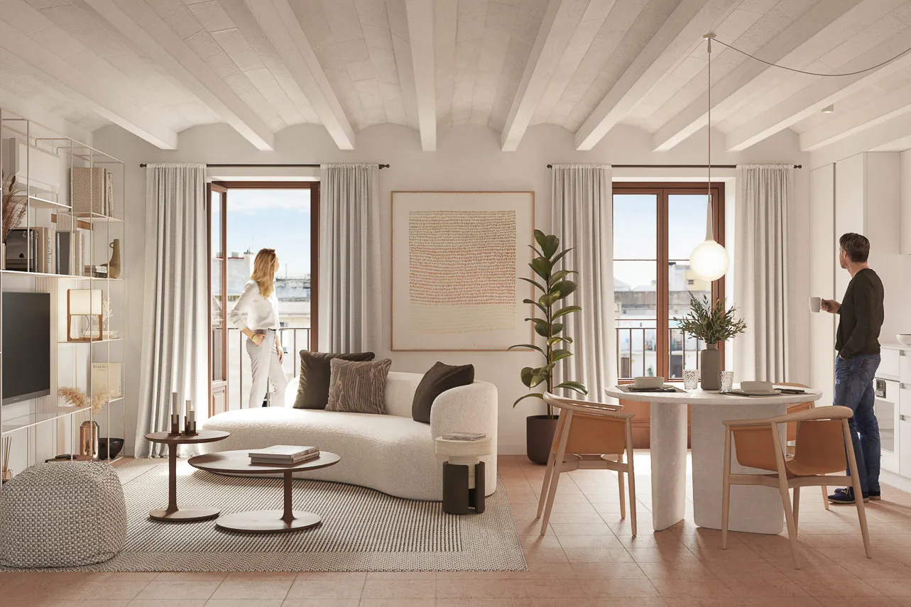Premium Barcelona Apartment With Dedicated Home Office Space And Flexible Work Setup #2