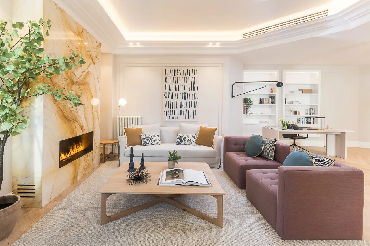 Chic 300m2 Madrid Penthouse With Bright Home Office And Panoramic City Views #3