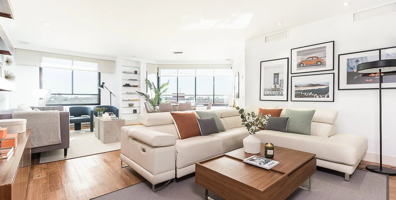 Chic 3-bedroom Flat With Dedicated Home Office In Madrid's Paseo De La Habana
