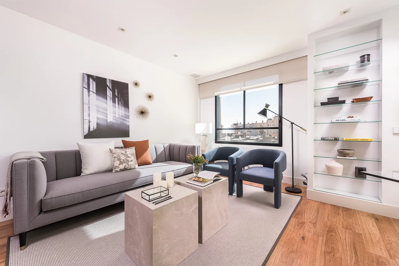 Chic 3-bedroom Flat With Dedicated Home Office In Madrid's Paseo De La Habana #3