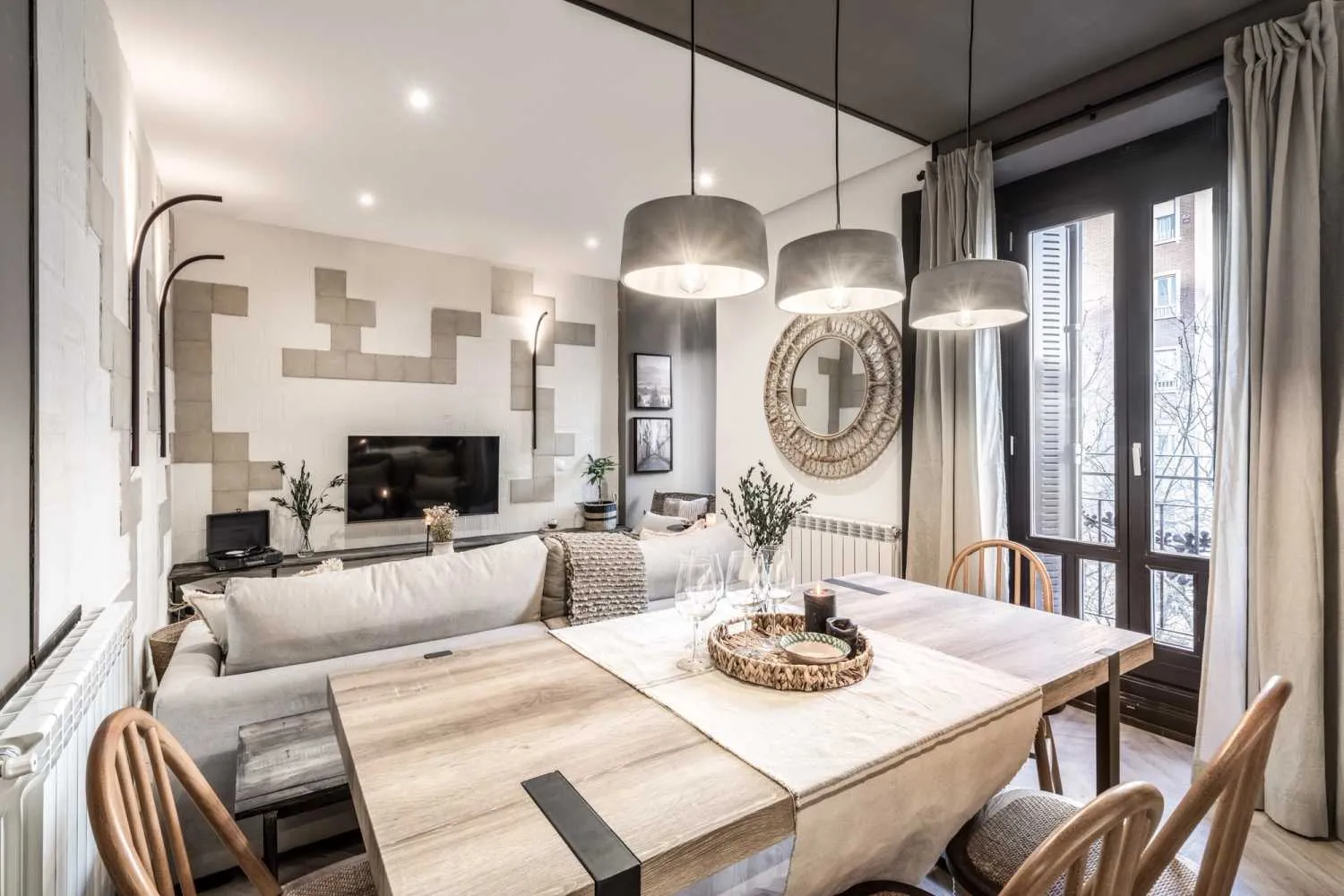 Extensive Madrid Flat With Ultra-fast Wifi, Pro Monitors & Modern Kitchen For Remote Work #4