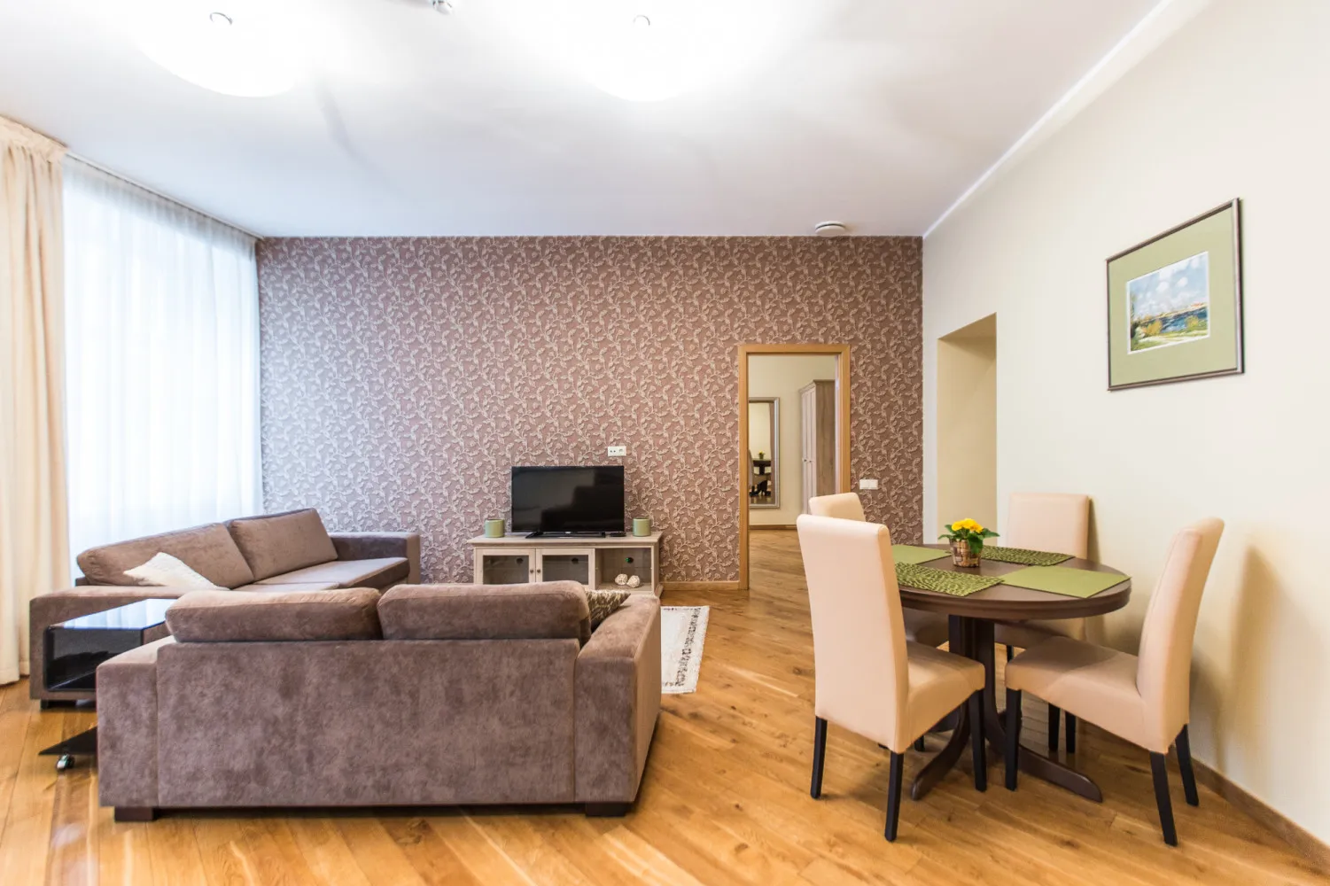 Two-Bedroom Apartment In Riga With Balcony And Home Office Corner #2