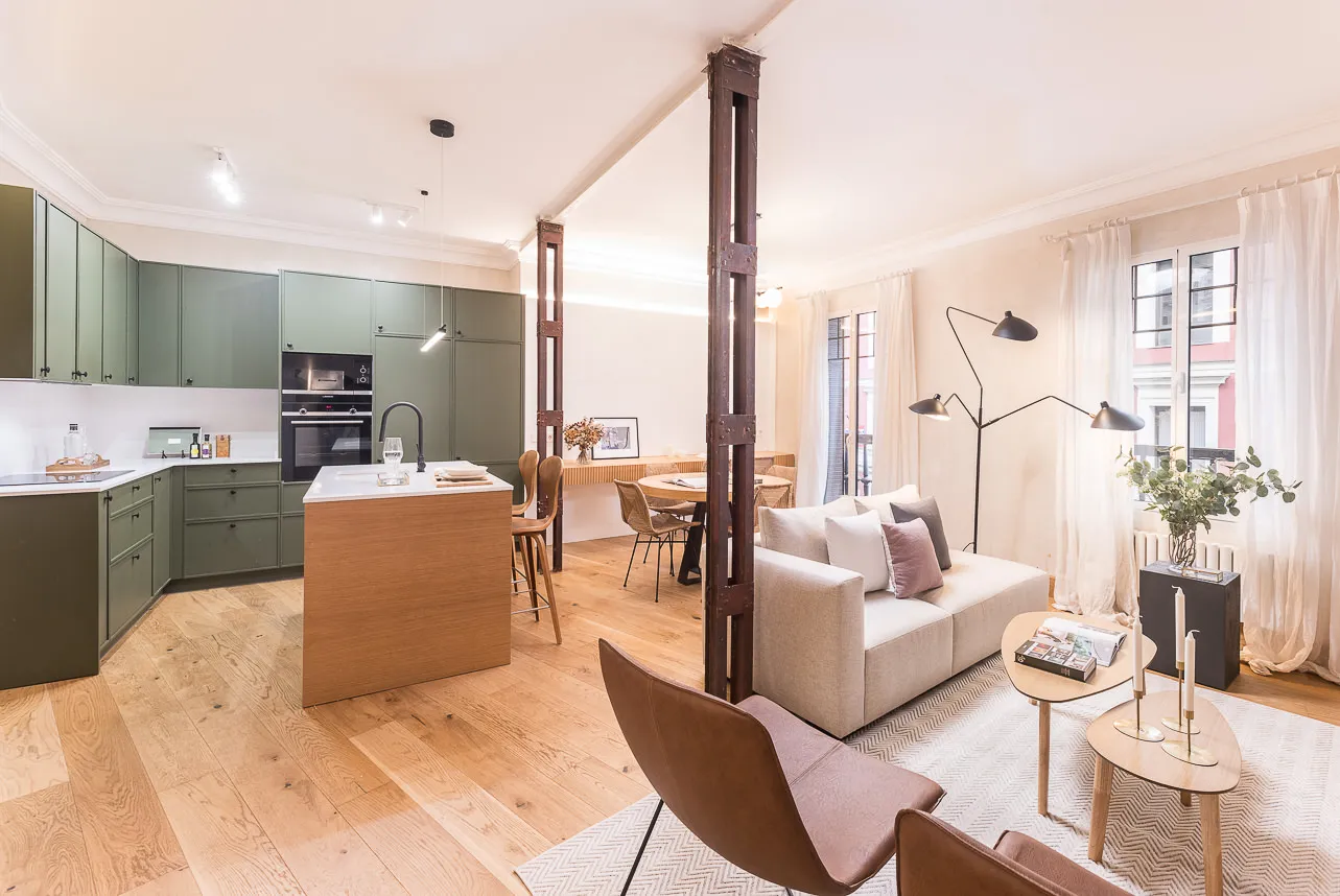 Refined Madrid Flat With Dedicated Work-from-home Space For Remote Productivity #2