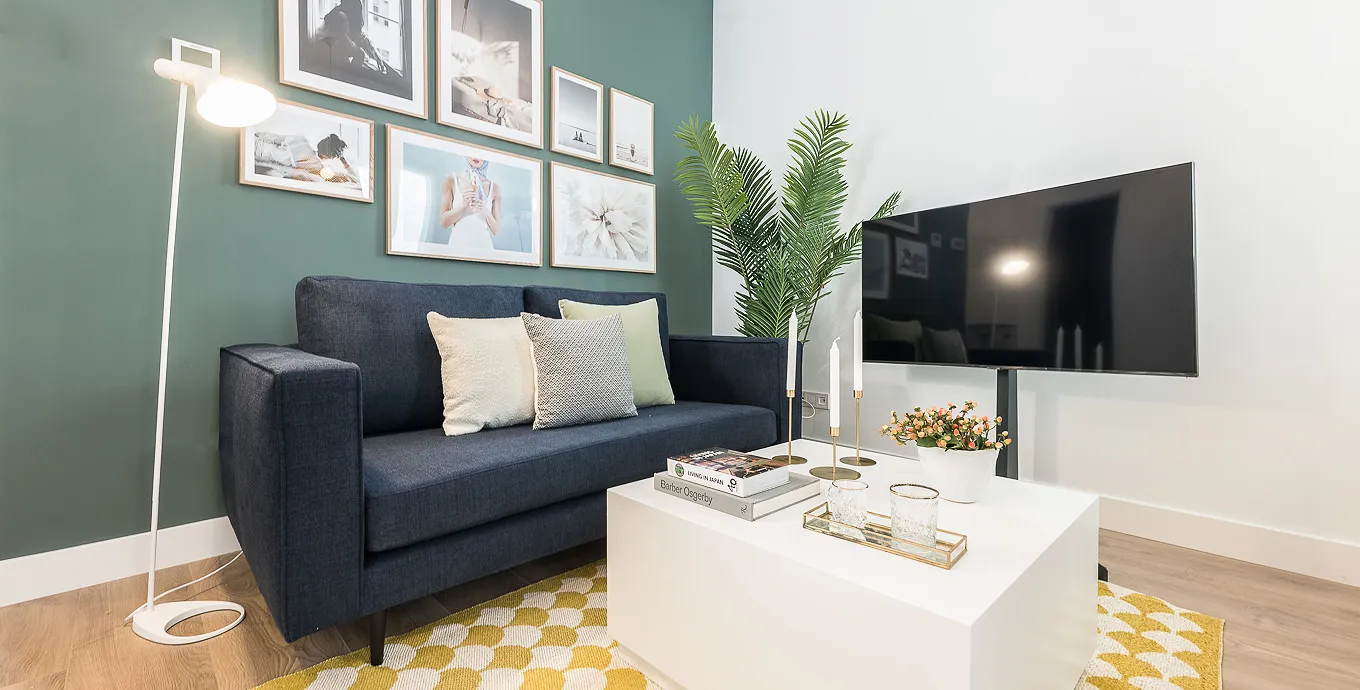 Stylish Madrid 1br Flat (50m2) - Spacious Home Office For Digital Nomads Near Santa Ana