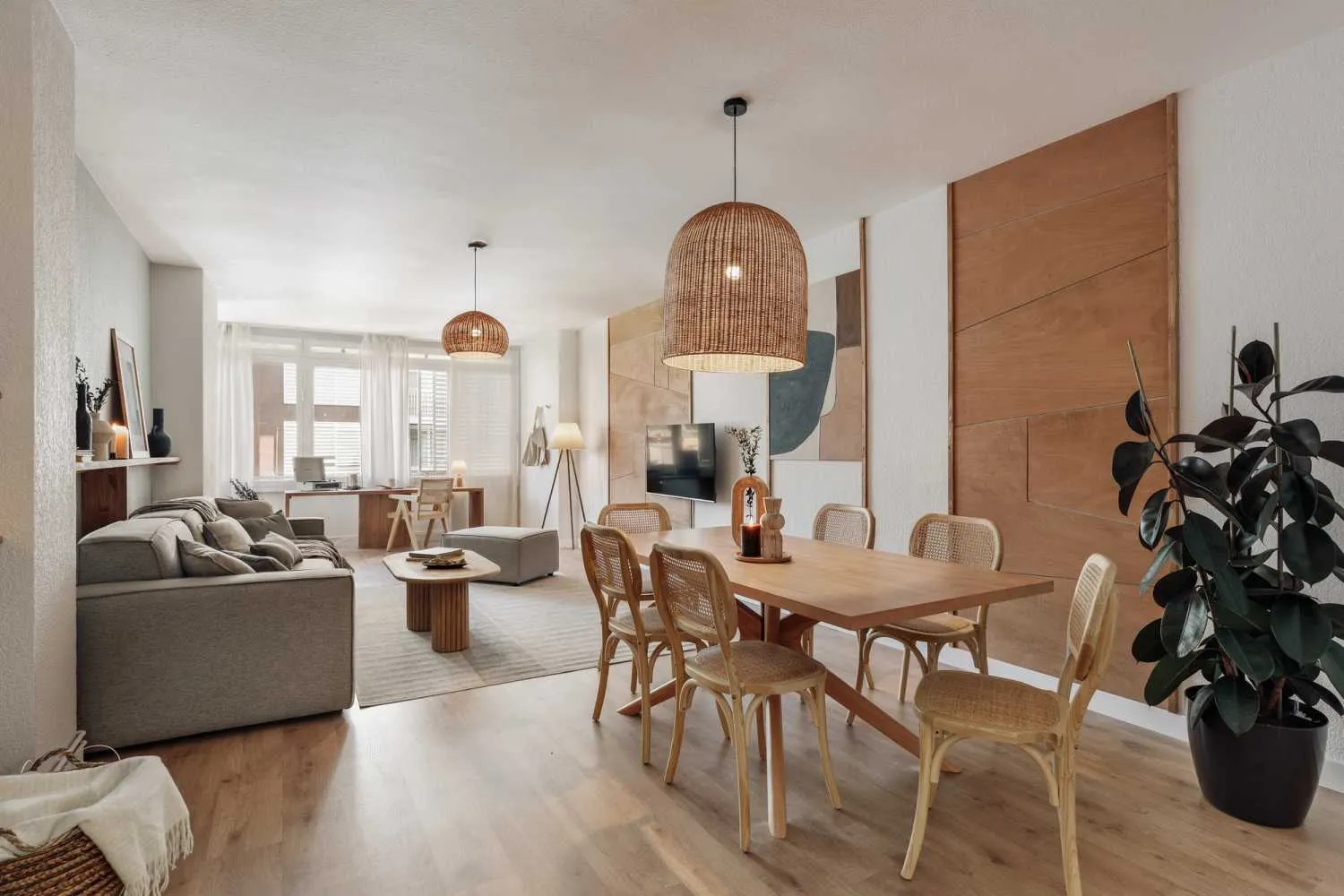 Stylish 4-bed Flat With Ultra-fast Wifi & Premium Home Office In Barcelona #2
