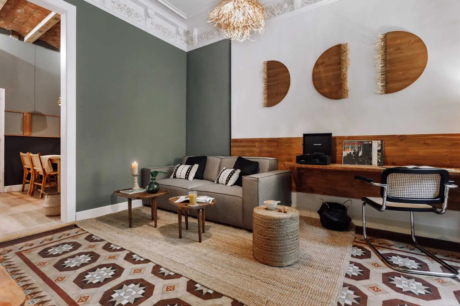 Urban 53m2 Barcelona Flat With Ultra-fast Wifi & Pro Home Office Setup #4