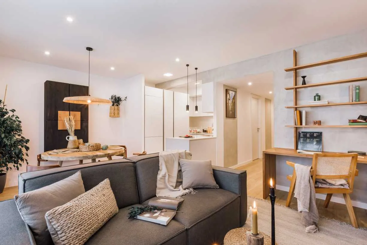 Trendy 76m2 Barcelona Flat With Ultra-fast Wifi And Professional Home Office Setup #2