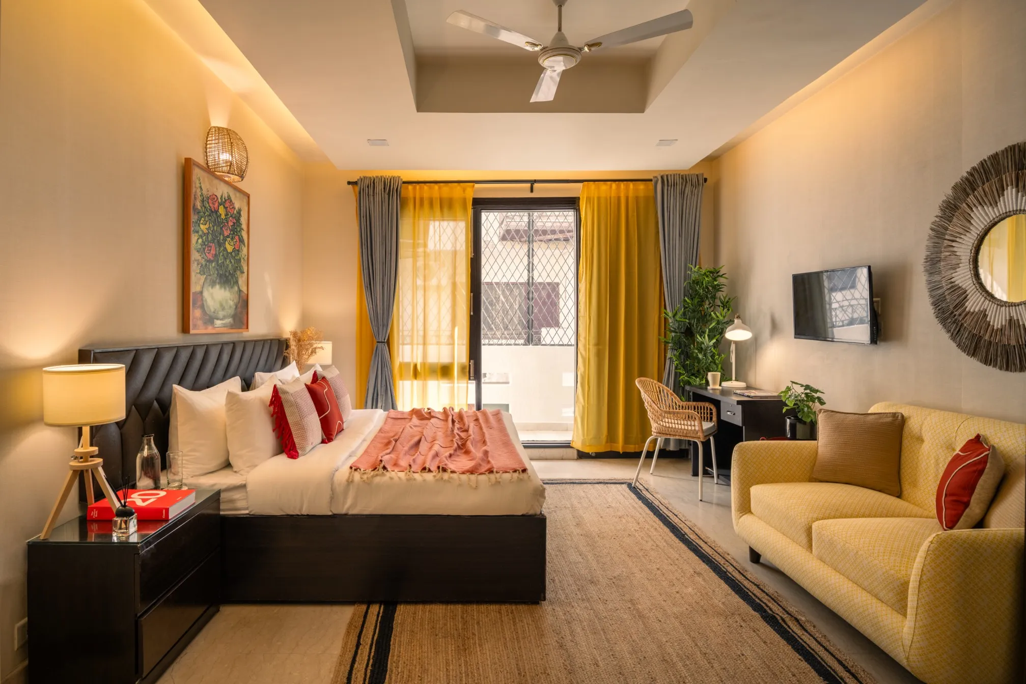 Designer 2-bed Flat In Goa With Dedicated Home Office For Remote Work Flexibility #3