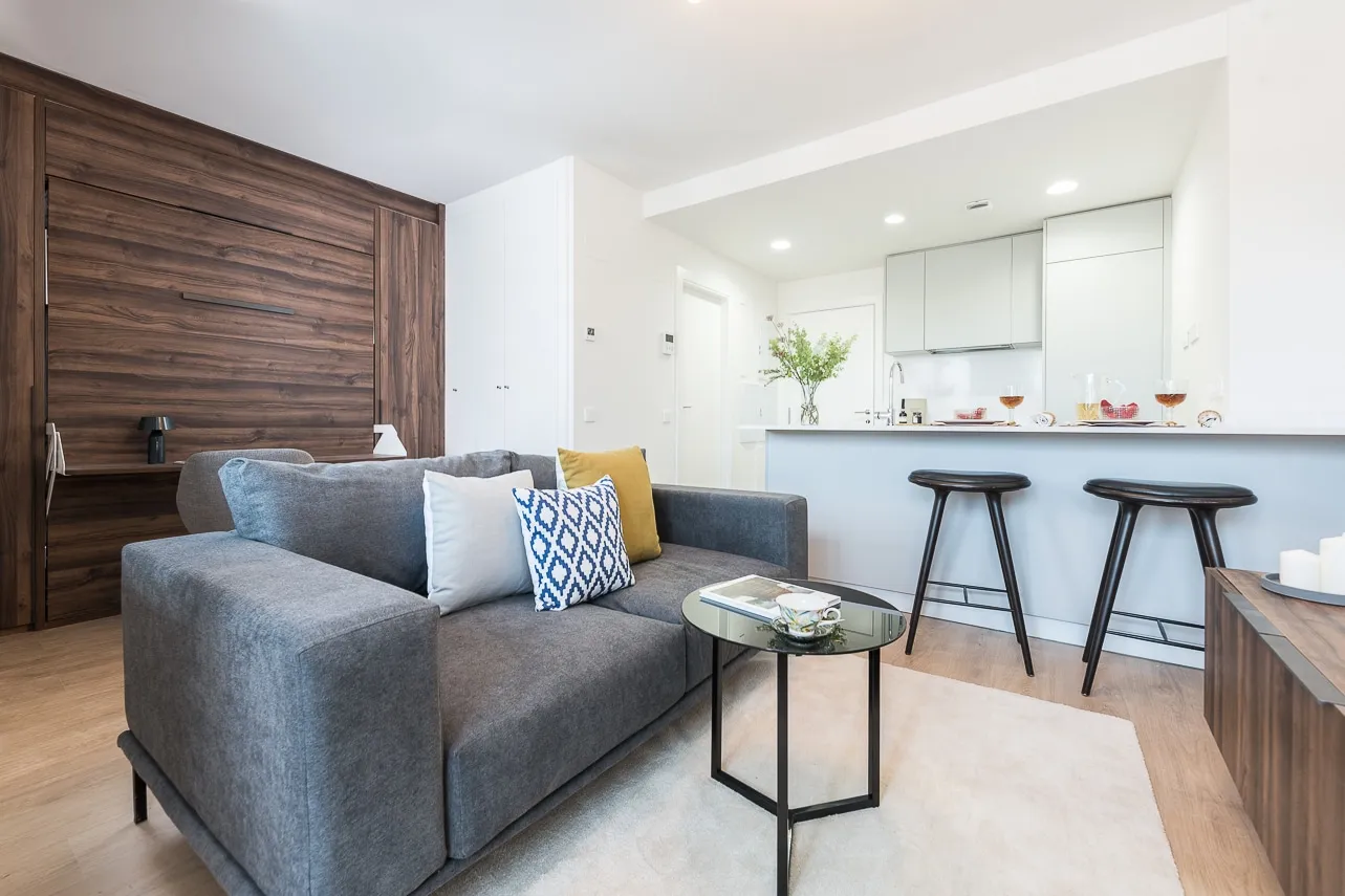 Elegant 33m2 Madrid Studio With Bright Home Office And High-speed Wi-fi #5