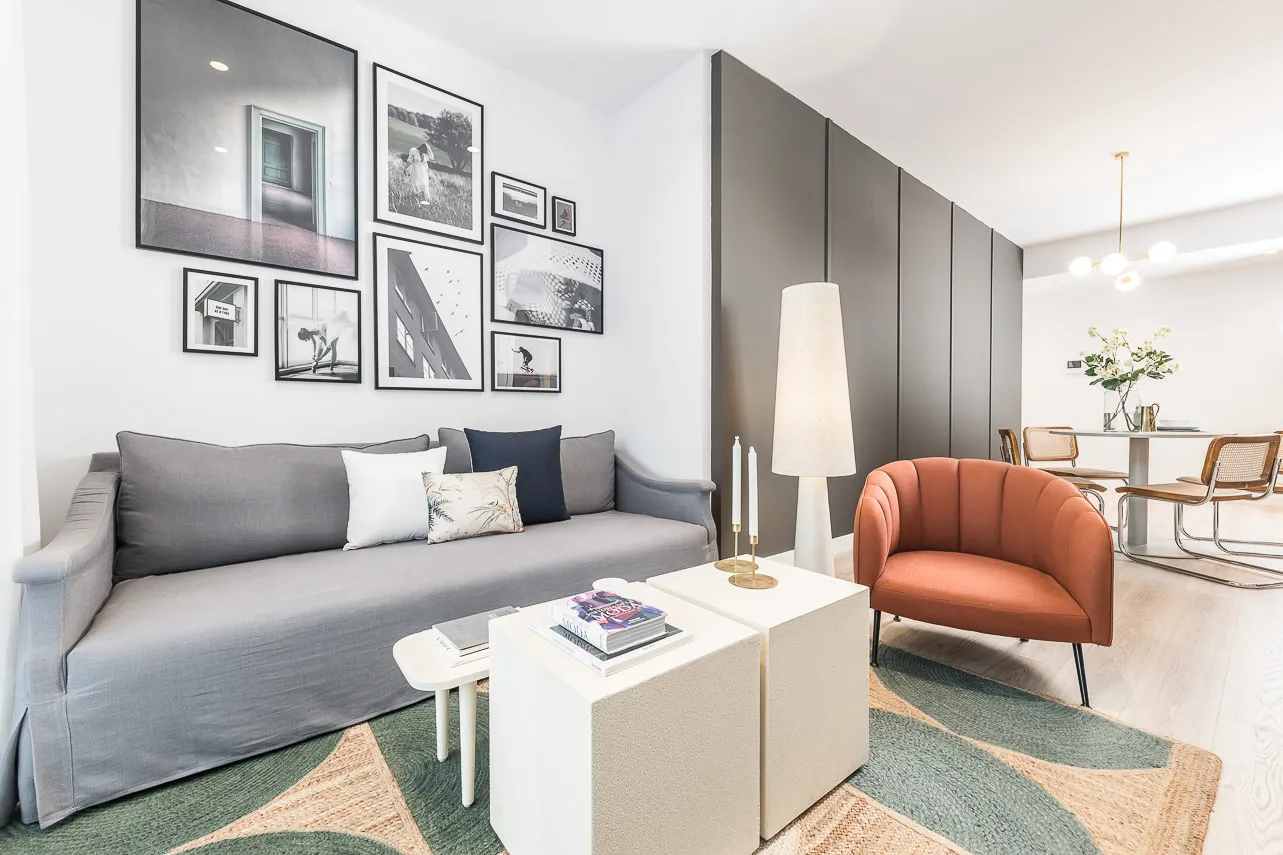 Contemporary Executive 1br Flat With Dedicated Workspace, Barcelona #3